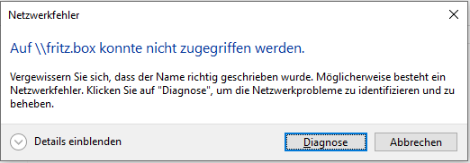 Netzwerkfehler